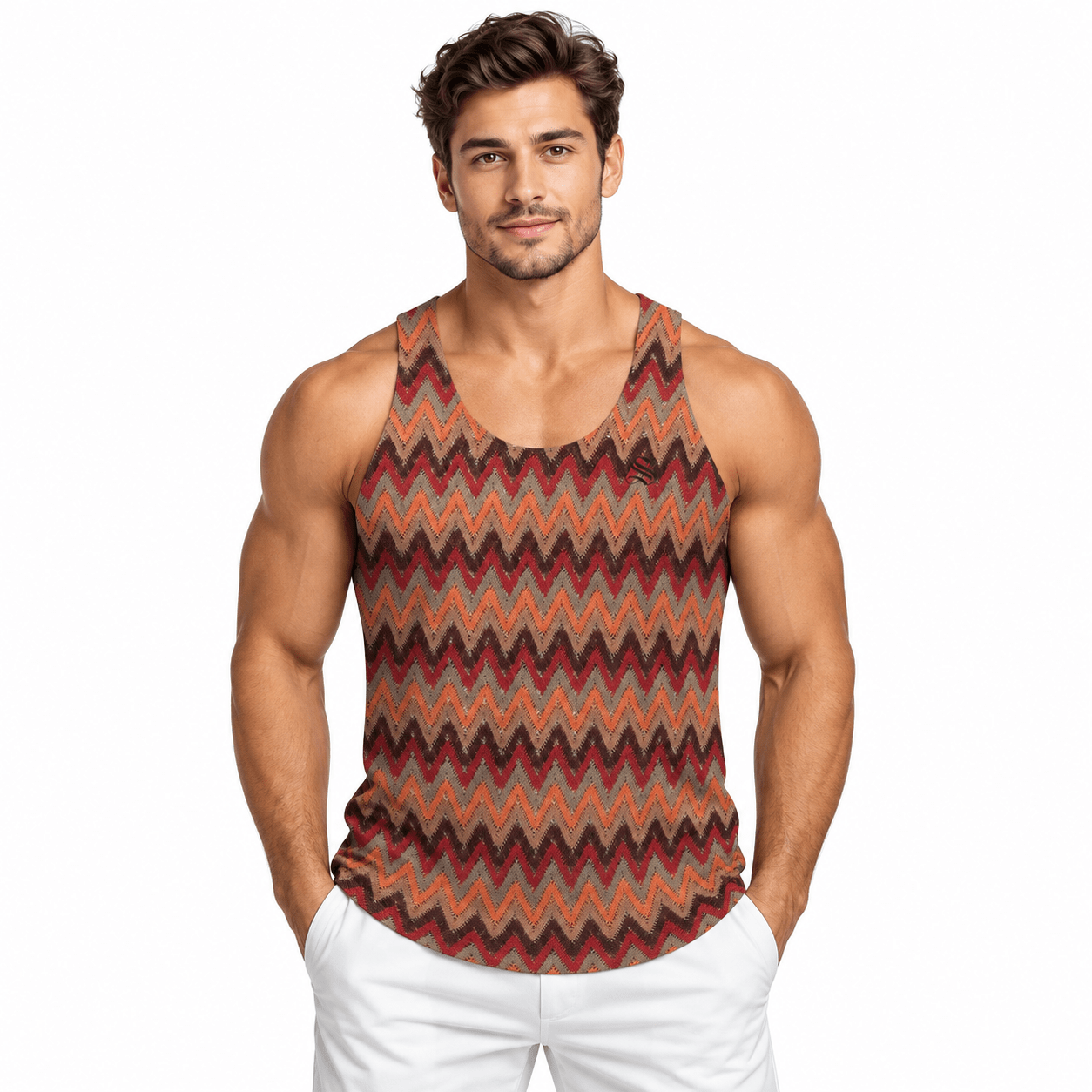 PIKAO 2 - Tank Top for Men - Sarman Fashion - Wholesale Clothing Fashion Brand for Men from Canada