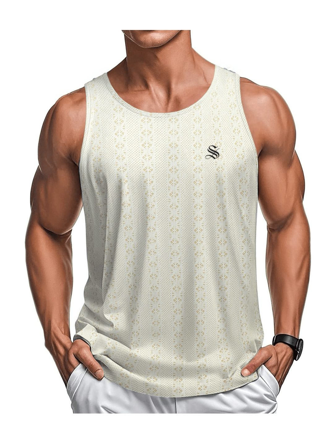 PIKAO 3 - Tank Top for Men - Sarman Fashion - Wholesale Clothing Fashion Brand for Men from Canada