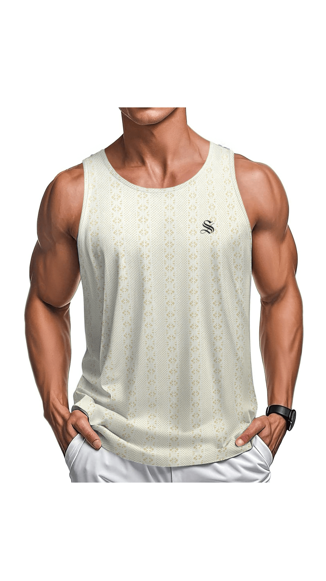 PIKAO 3 - Tank Top for Men - Sarman Fashion - Wholesale Clothing Fashion Brand for Men from Canada
