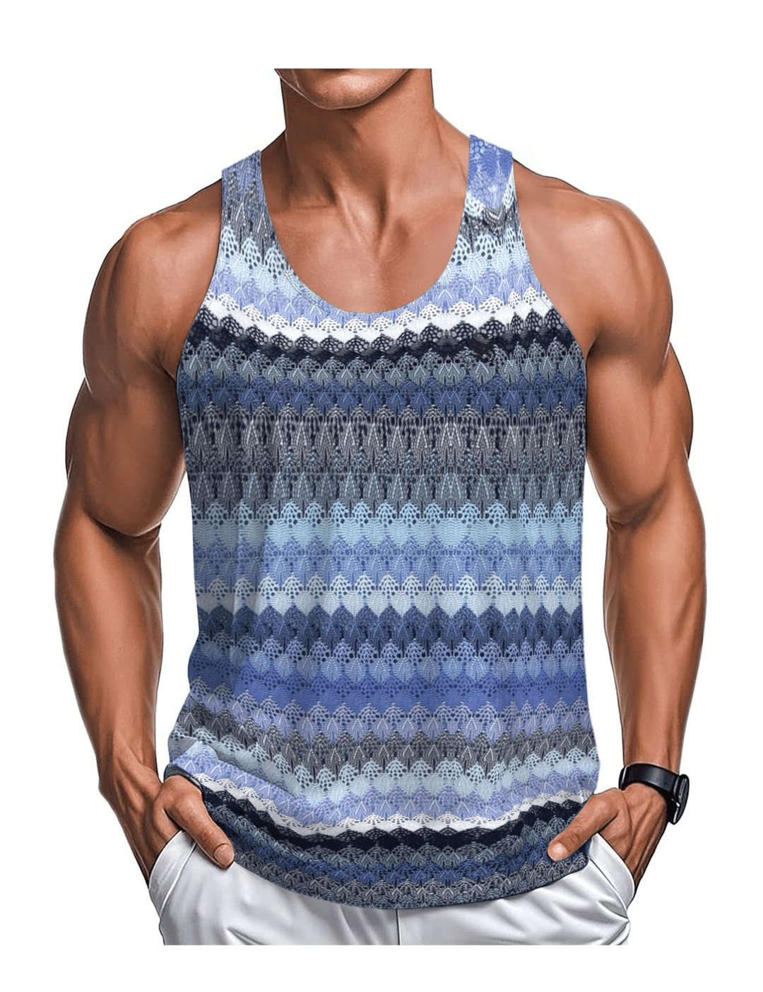 PIKAO - Tank Top for Men - Sarman Fashion - Wholesale Clothing Fashion Brand for Men from Canada