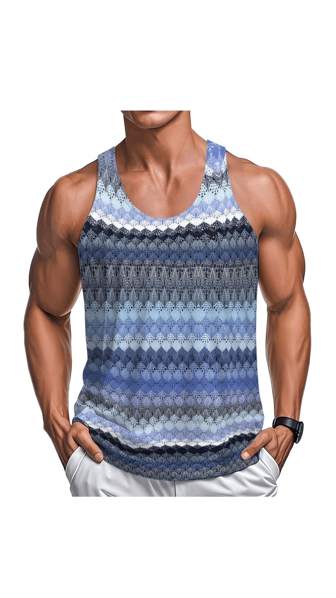 PIKAO - Tank Top for Men - Sarman Fashion - Wholesale Clothing Fashion Brand for Men from Canada