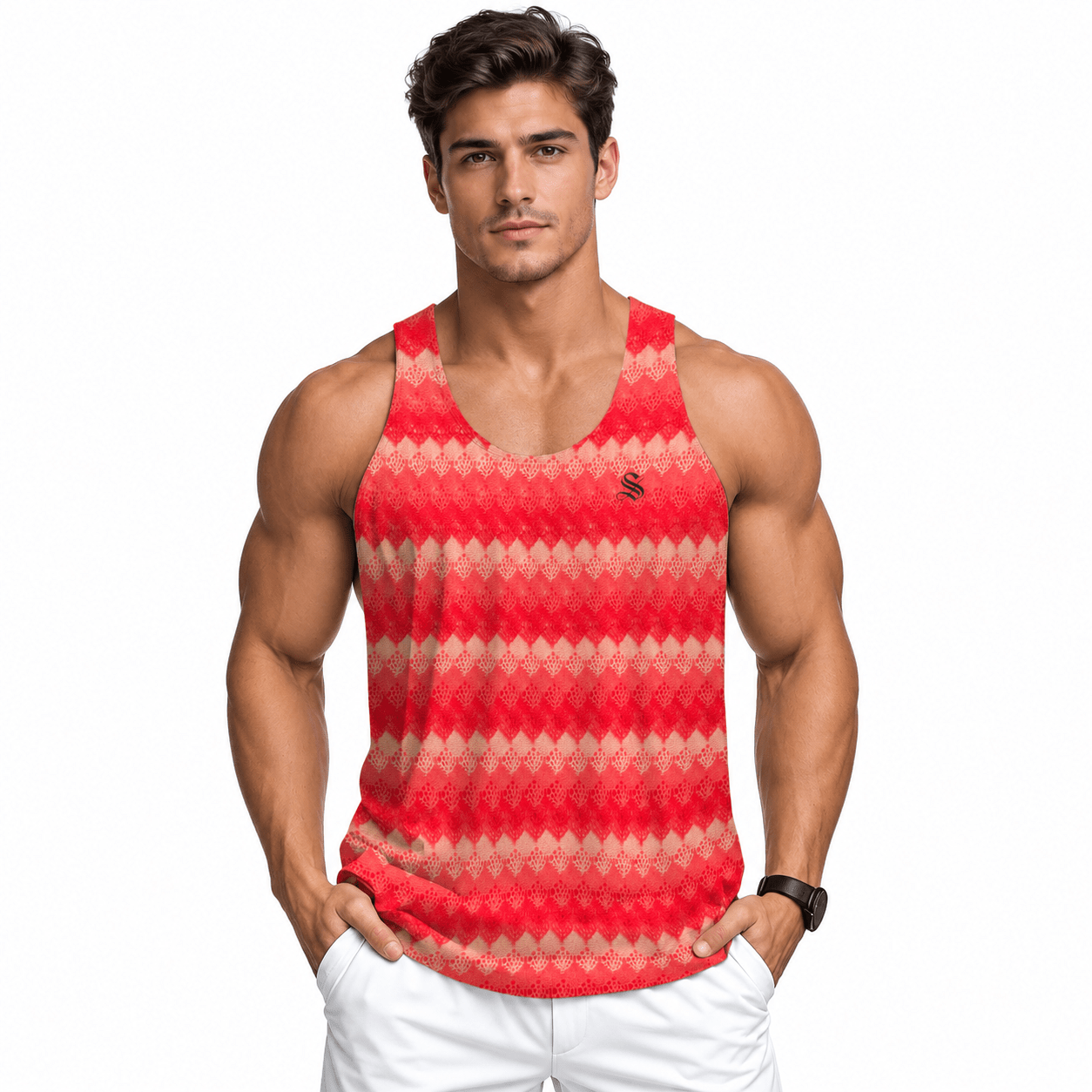 PIKAO - Tank Top for Men - Sarman Fashion - Wholesale Clothing Fashion Brand for Men from Canada