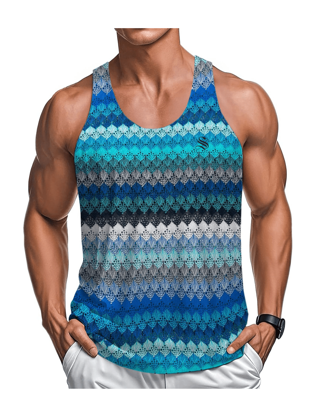 PIKAO - Tank Top for Men - Sarman Fashion - Wholesale Clothing Fashion Brand for Men from Canada
