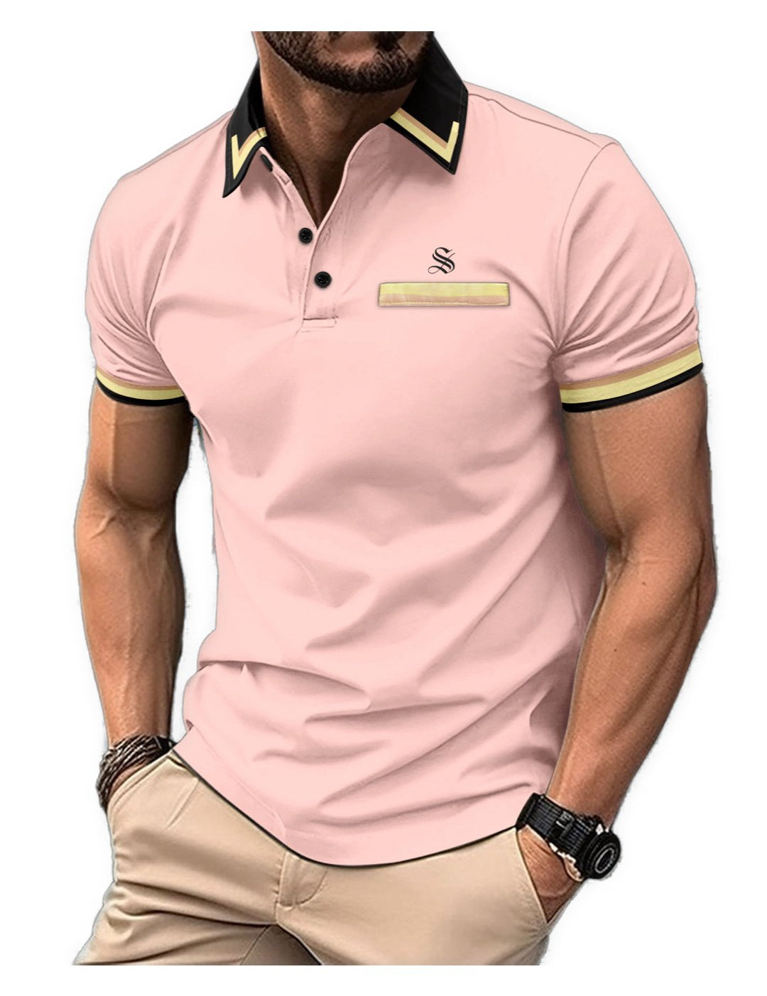 Pizura - Polo Shirt for Men - Sarman Fashion - Wholesale Clothing Fashion Brand for Men from Canada