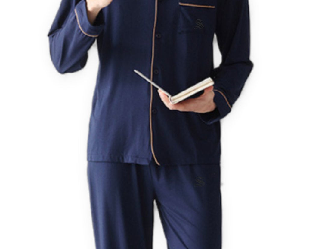 PJM 003 - Pajamas Complete set for Men - Sarman Fashion - Wholesale Clothing Fashion Brand for Men from Canada