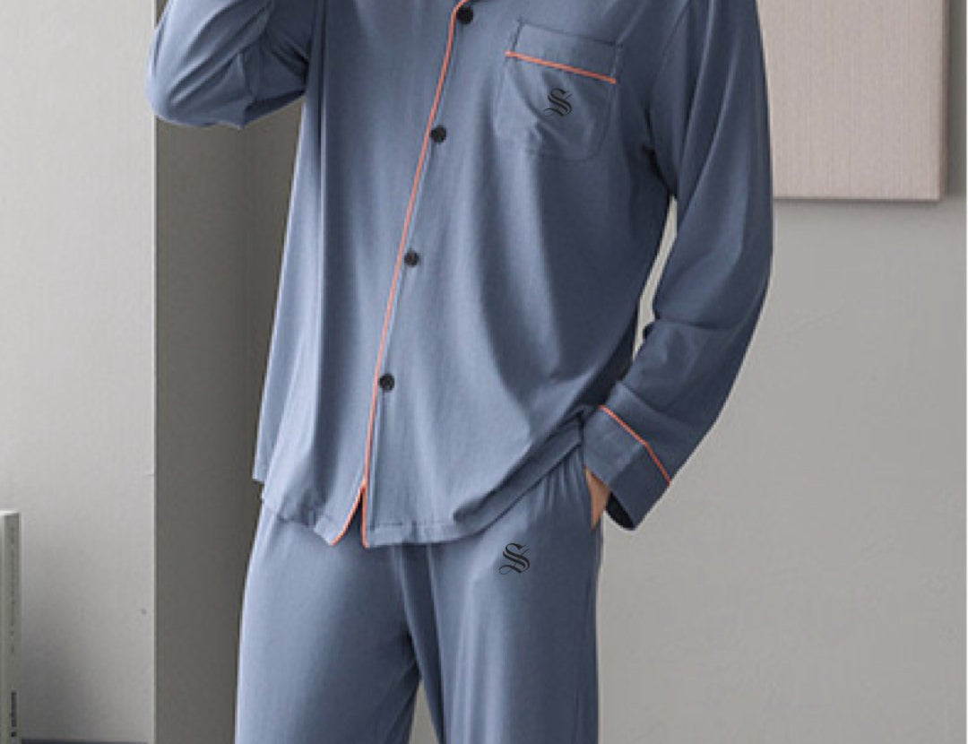 PJM 003 - Pajamas Complete set for Men - Sarman Fashion - Wholesale Clothing Fashion Brand for Men from Canada