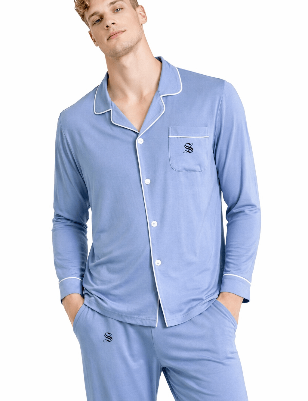 PJM - Pajamas Complete set for Men - Sarman Fashion - Wholesale Clothing Fashion Brand for Men from Canada