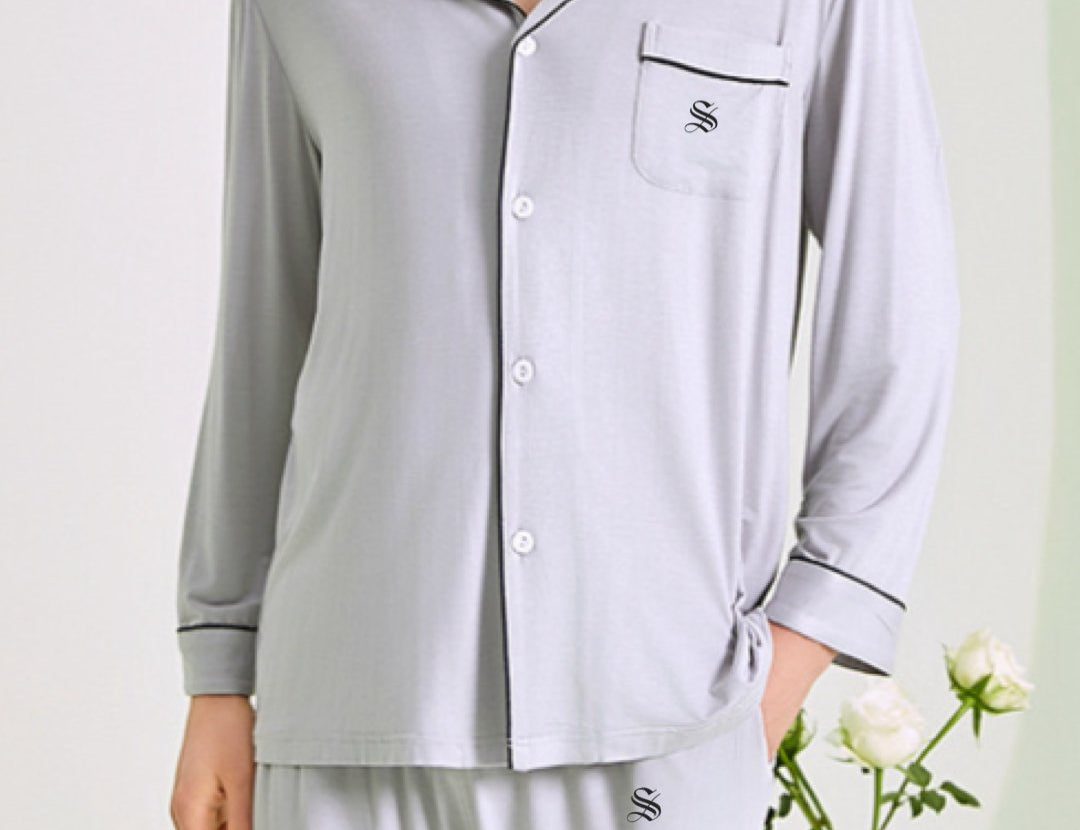 PJM - Pajamas Complete set for Men - Sarman Fashion - Wholesale Clothing Fashion Brand for Men from Canada