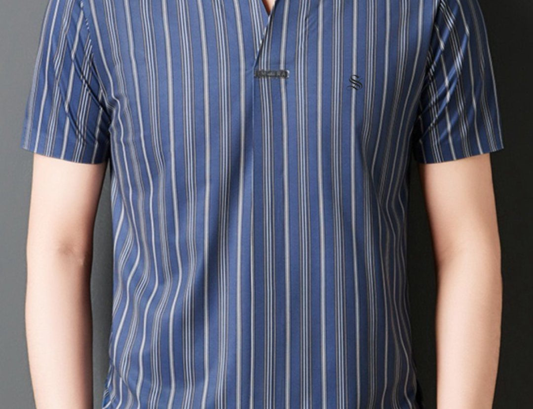 Plamando - Short Sleeves Shirt for Men - Sarman Fashion - Wholesale Clothing Fashion Brand for Men from Canada