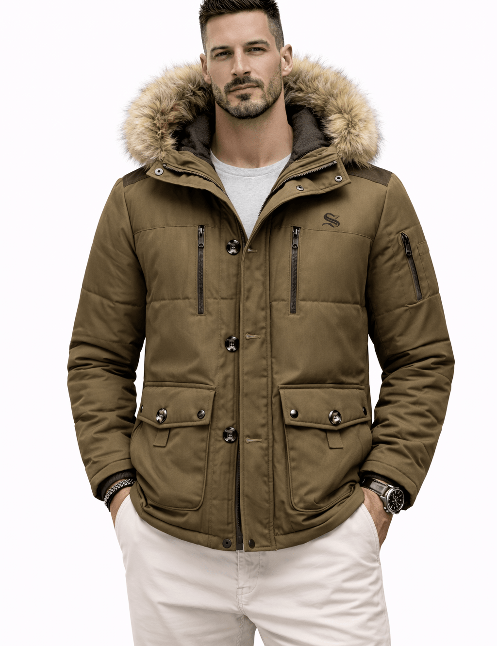 Pmrt 4 - Winter Jacket for Men - Sarman Fashion - Wholesale Clothing Fashion Brand for Men from Canada