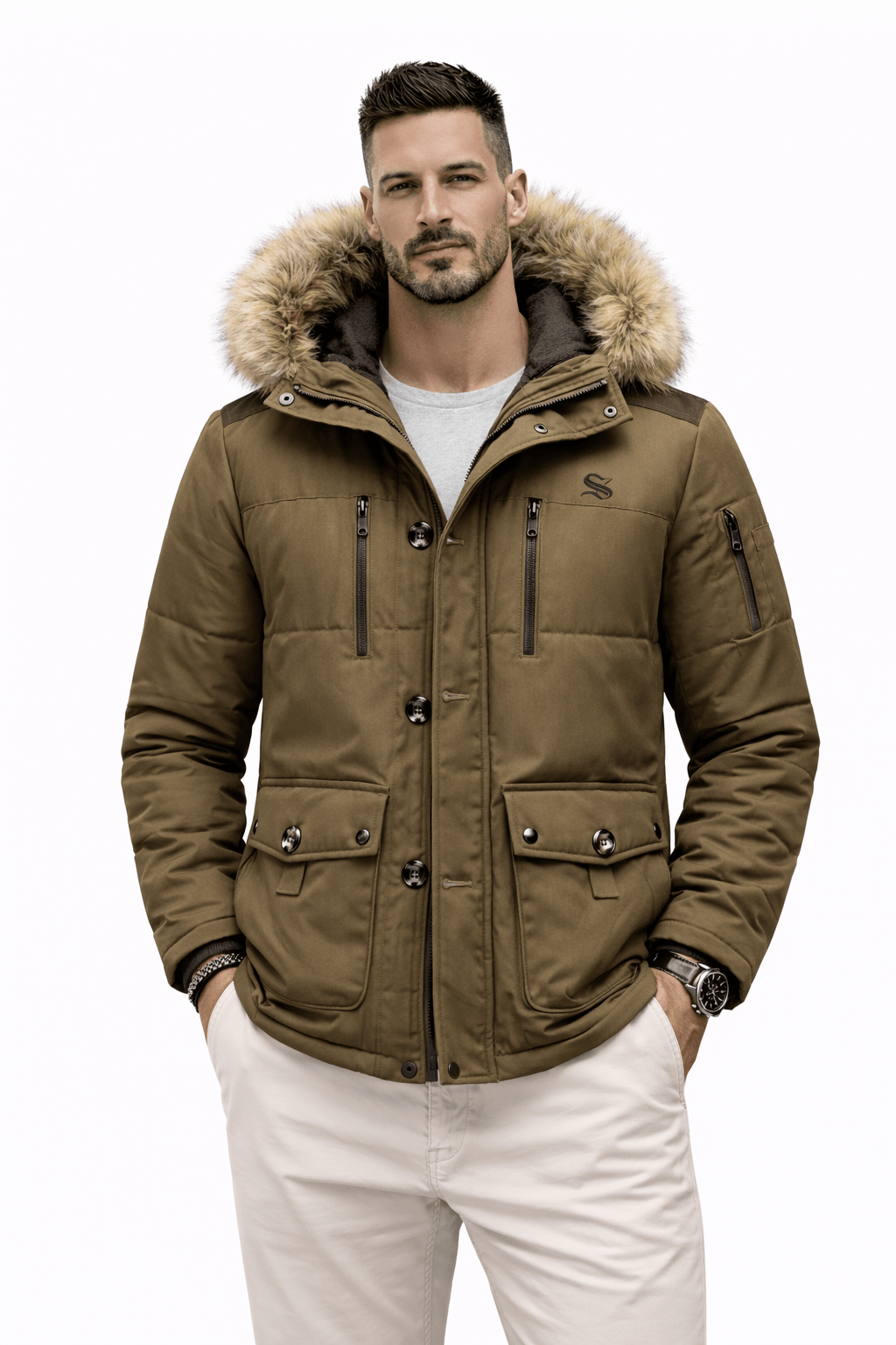 Pmrt 4 - Winter Jacket for Men - Sarman Fashion - Wholesale Clothing Fashion Brand for Men from Canada