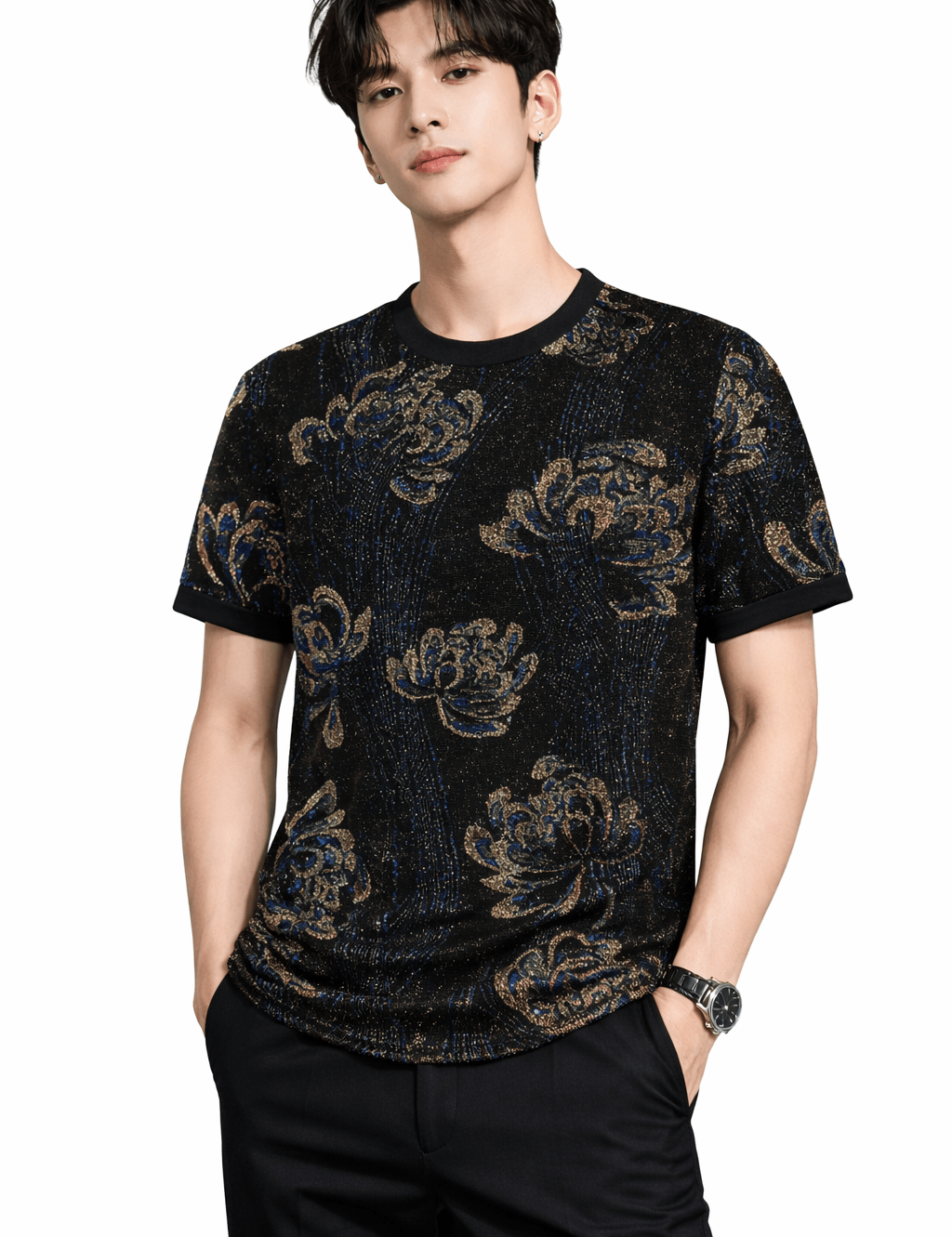 POJ 15 - T-Shirt for Men - Sarman Fashion - Wholesale Clothing Fashion Brand for Men from Canada