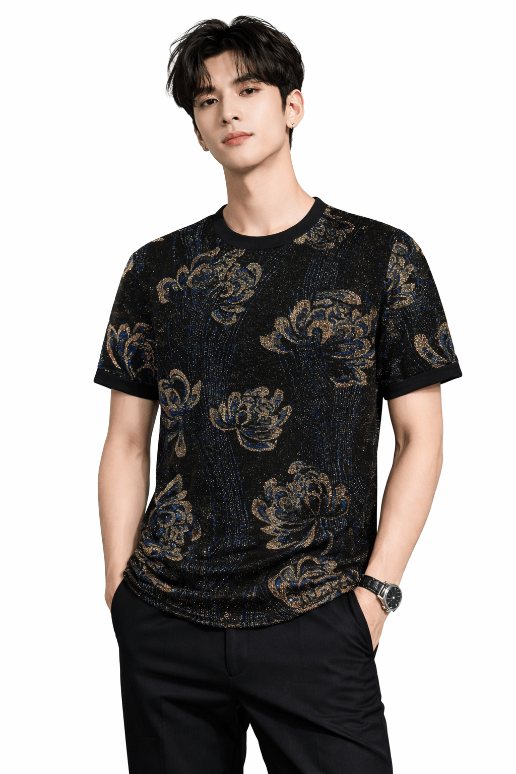 POJ 15 - T-Shirt for Men - Sarman Fashion - Wholesale Clothing Fashion Brand for Men from Canada