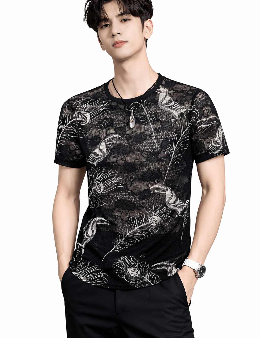 POJ 15 - T-Shirt for Men - Sarman Fashion - Wholesale Clothing Fashion Brand for Men from Canada