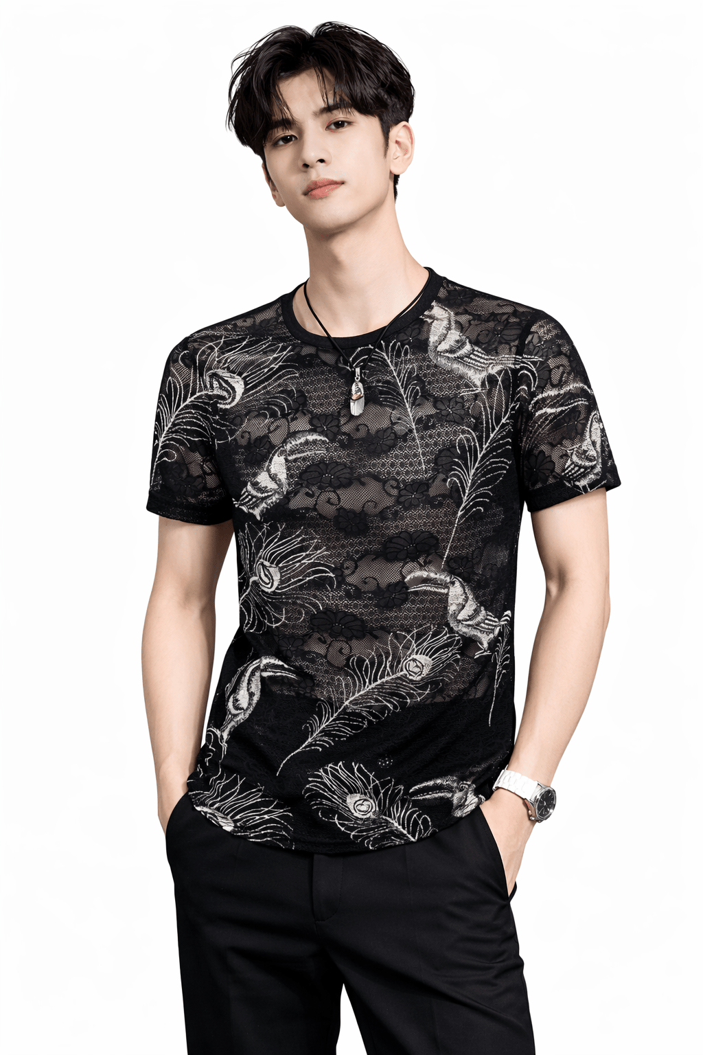 POJ 15 - T-Shirt for Men - Sarman Fashion - Wholesale Clothing Fashion Brand for Men from Canada
