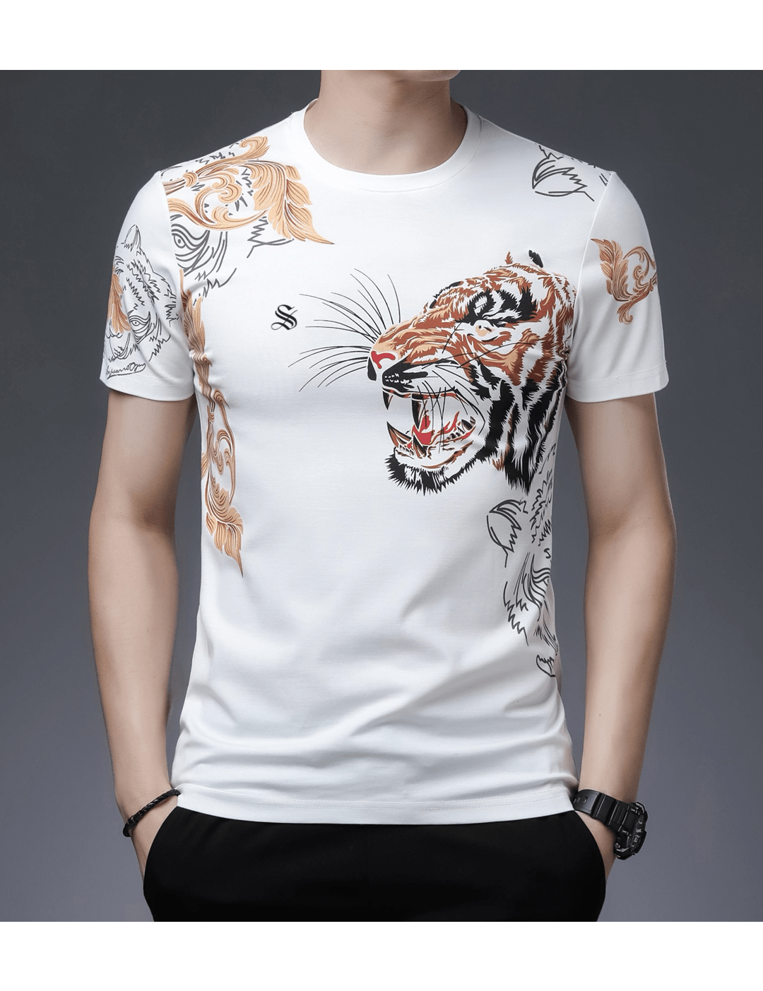 POJ 166 - T-Shirt for Men - Sarman Fashion - Wholesale Clothing Fashion Brand for Men from Canada