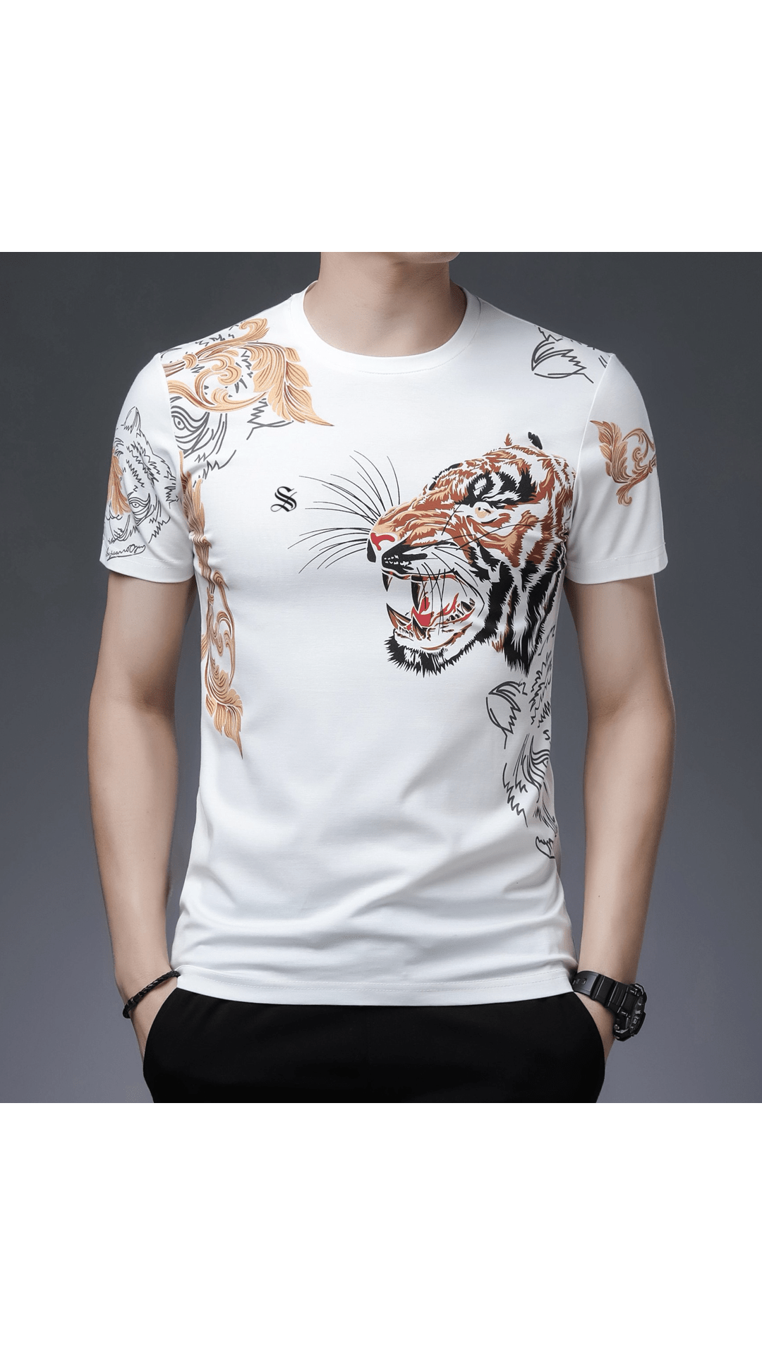 POJ 166 - T-Shirt for Men - Sarman Fashion - Wholesale Clothing Fashion Brand for Men from Canada
