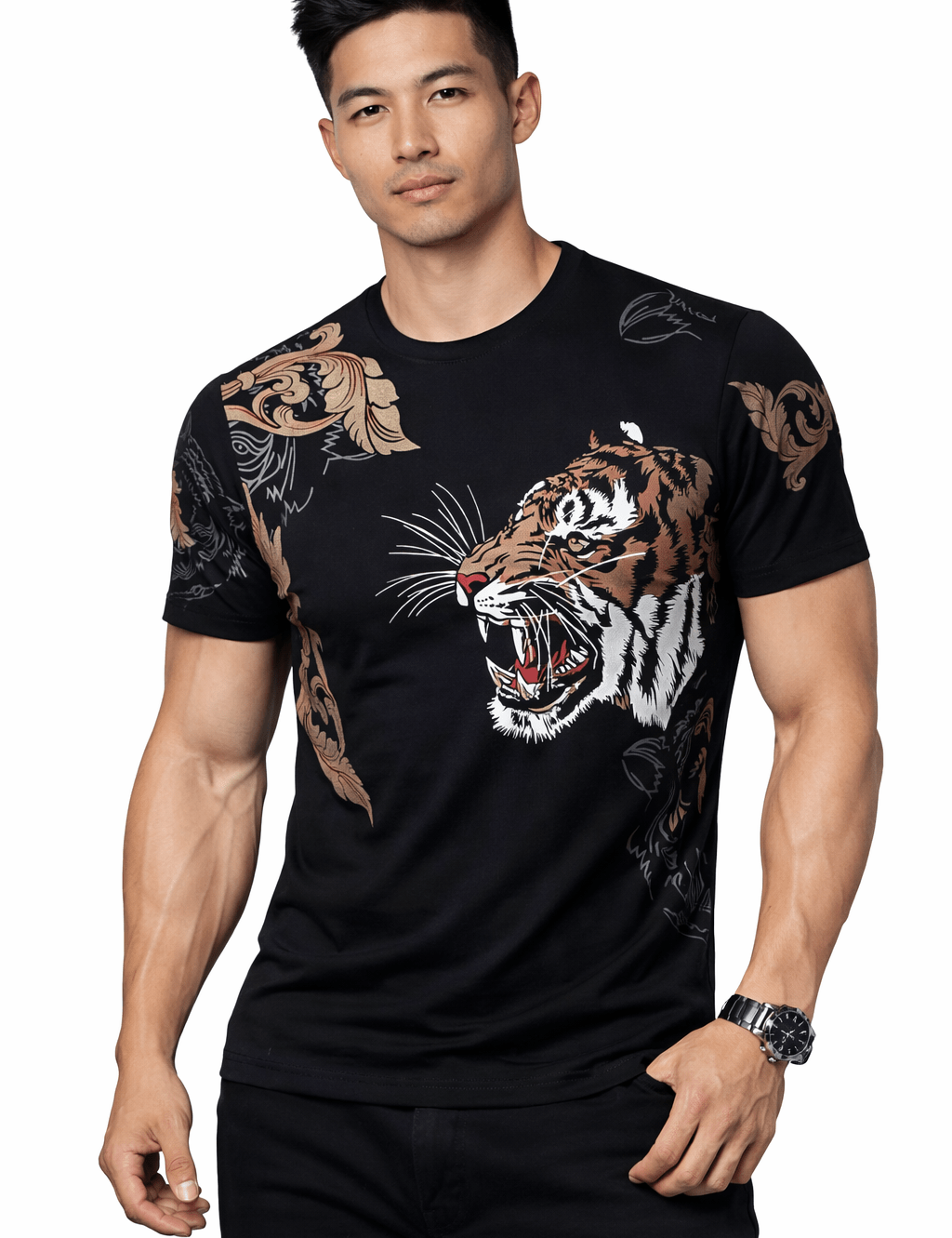 POJ 166 - T-Shirt for Men - Sarman Fashion - Wholesale Clothing Fashion Brand for Men from Canada