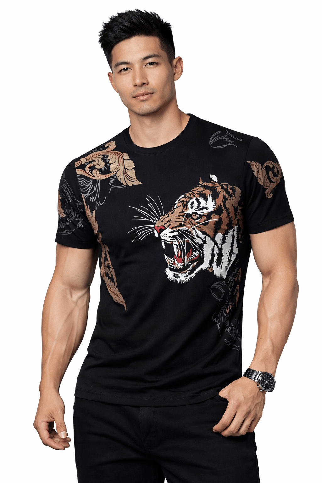 POJ 166 - T-Shirt for Men - Sarman Fashion - Wholesale Clothing Fashion Brand for Men from Canada