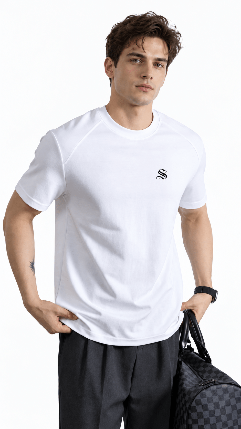 POJ 16Z10 - T-Shirt for Men - Sarman Fashion - Wholesale Clothing Fashion Brand for Men from Canada