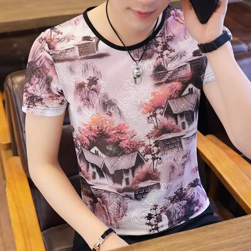 POJ 16Z2 - T-Shirt for Men - Sarman Fashion - Wholesale Clothing Fashion Brand for Men from Canada