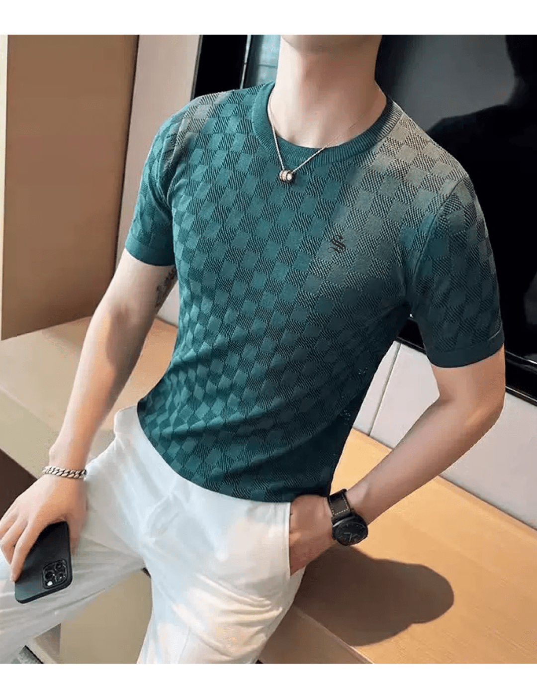 POJ 16Z5 - T-Shirt for Men - Sarman Fashion - Wholesale Clothing Fashion Brand for Men from Canada