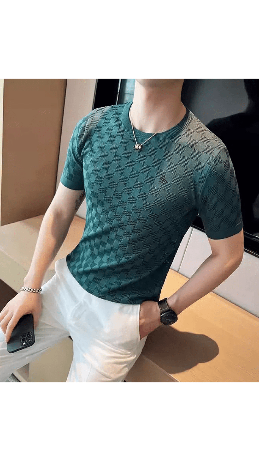 POJ 16Z5 - T-Shirt for Men - Sarman Fashion - Wholesale Clothing Fashion Brand for Men from Canada