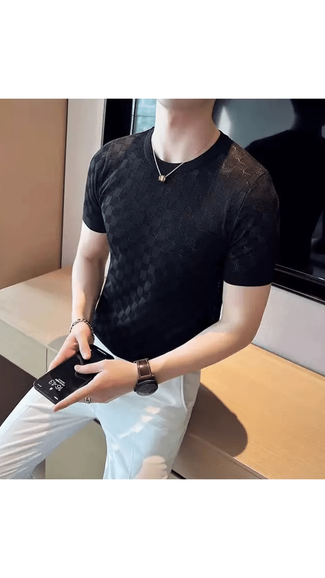 POJ 16Z5 - T-Shirt for Men - Sarman Fashion - Wholesale Clothing Fashion Brand for Men from Canada