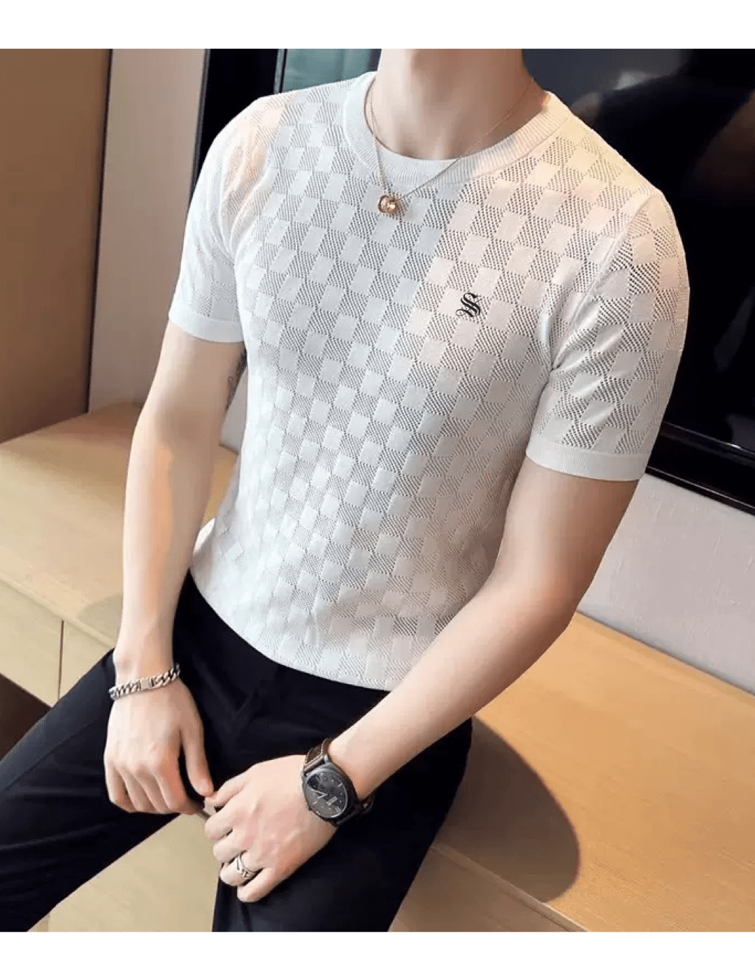 POJ 16Z5 - T-Shirt for Men - Sarman Fashion - Wholesale Clothing Fashion Brand for Men from Canada