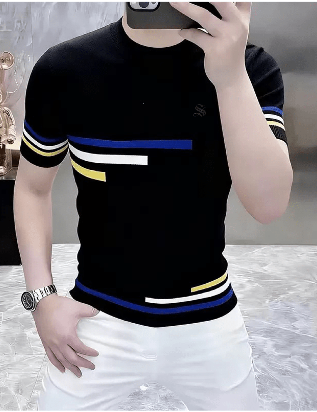 POJ 25 - T-Shirt for Men - Sarman Fashion - Wholesale Clothing Fashion Brand for Men from Canada