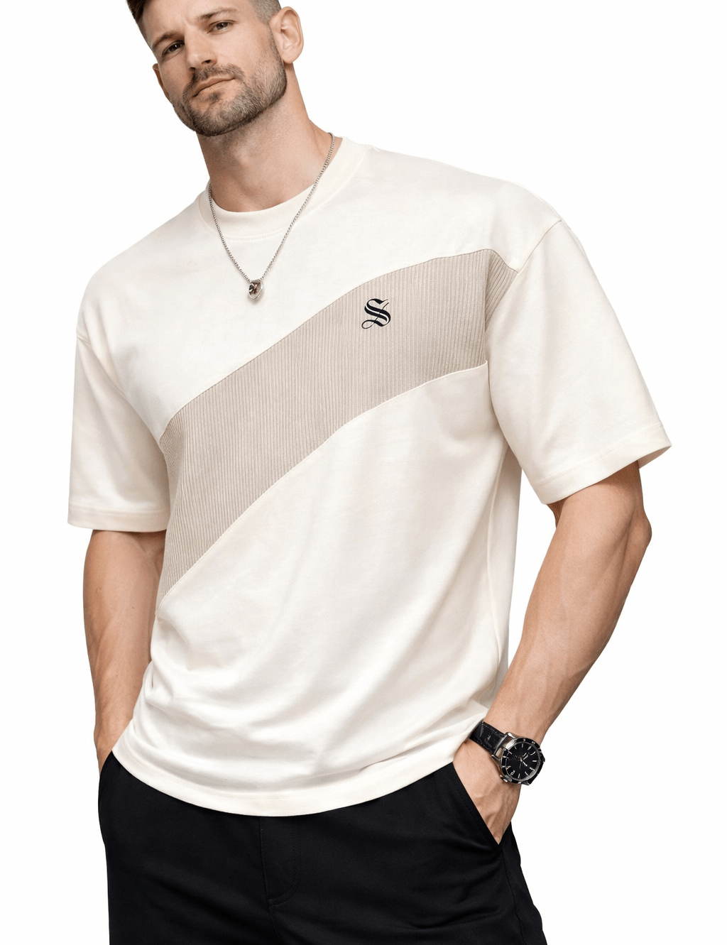 POJ 30 - T-Shirt for Men - Sarman Fashion - Wholesale Clothing Fashion Brand for Men from Canada