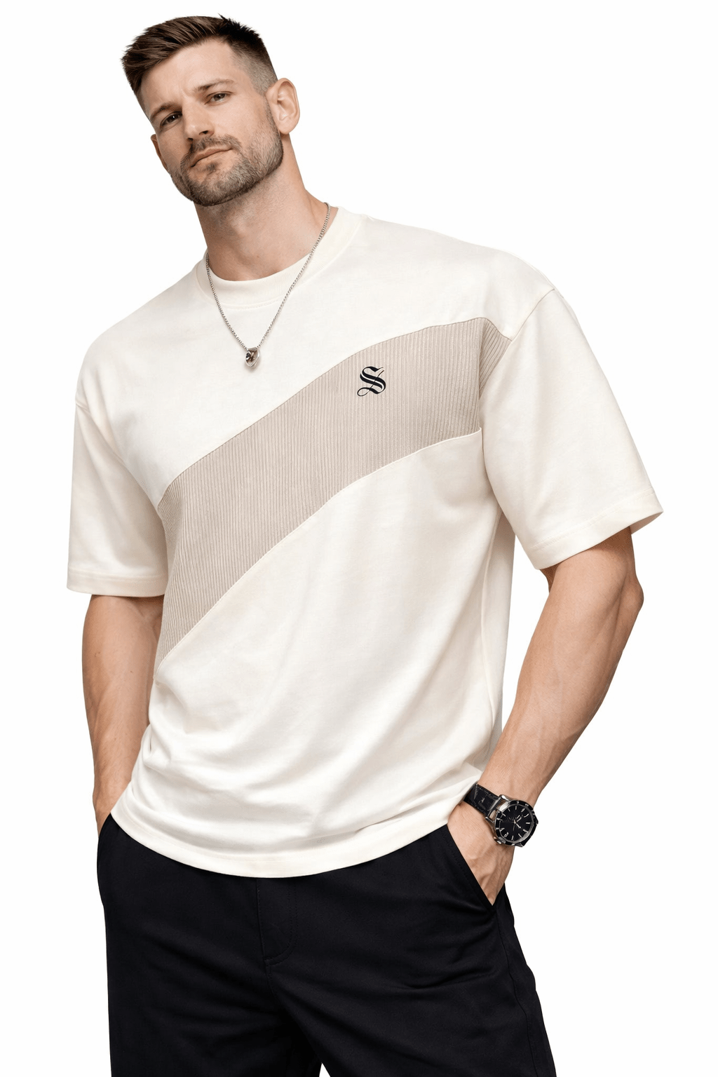 POJ 30 - T-Shirt for Men - Sarman Fashion - Wholesale Clothing Fashion Brand for Men from Canada
