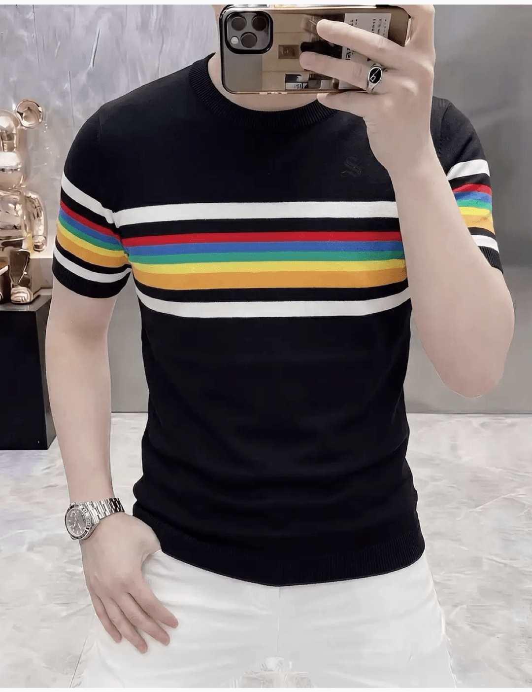 POJ 34 - T-Shirt for Men - Sarman Fashion - Wholesale Clothing Fashion Brand for Men from Canada