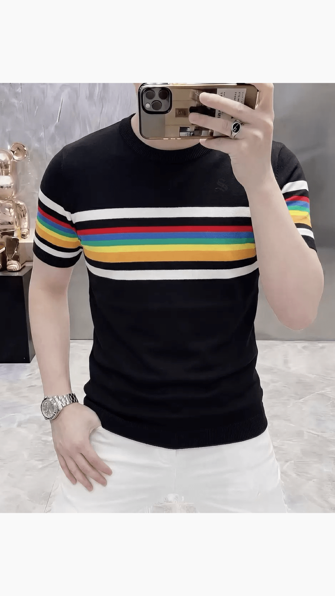 POJ 34 - T-Shirt for Men - Sarman Fashion - Wholesale Clothing Fashion Brand for Men from Canada
