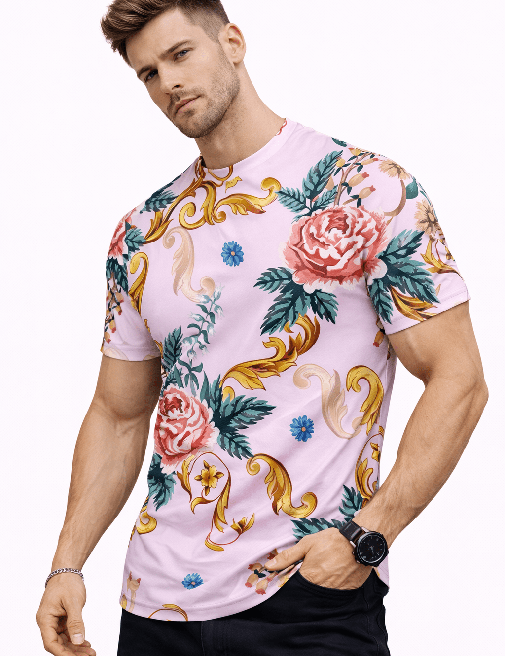 POJ - T-Shirt for Men - Sarman Fashion - Wholesale Clothing Fashion Brand for Men from Canada