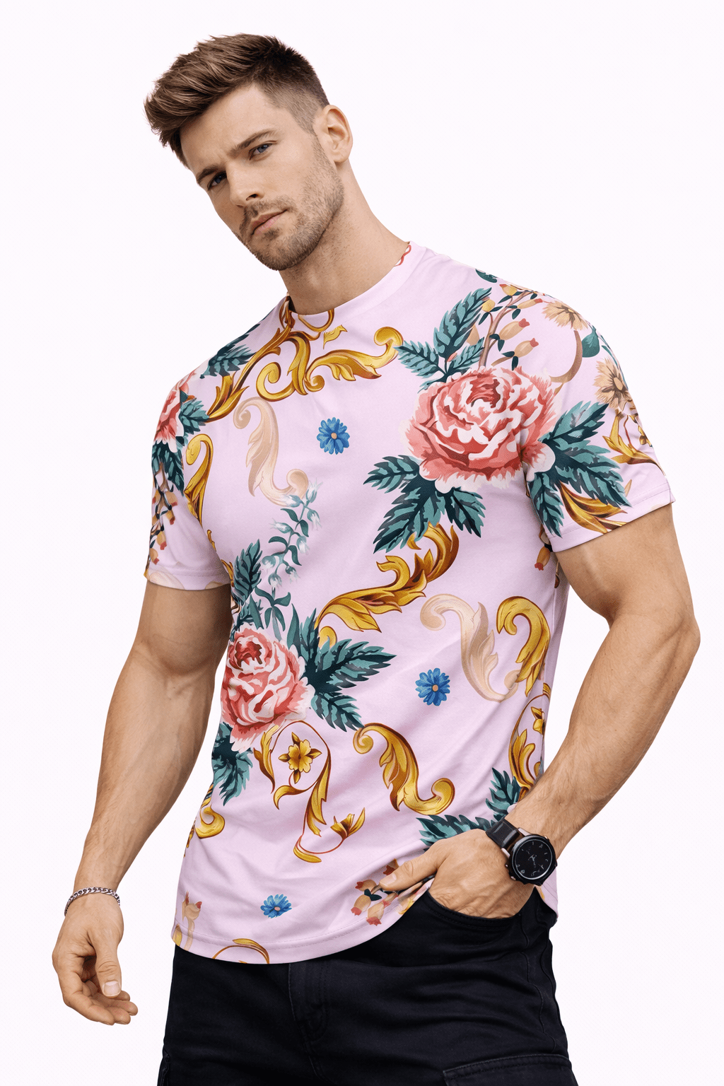 POJ - T-Shirt for Men - Sarman Fashion - Wholesale Clothing Fashion Brand for Men from Canada