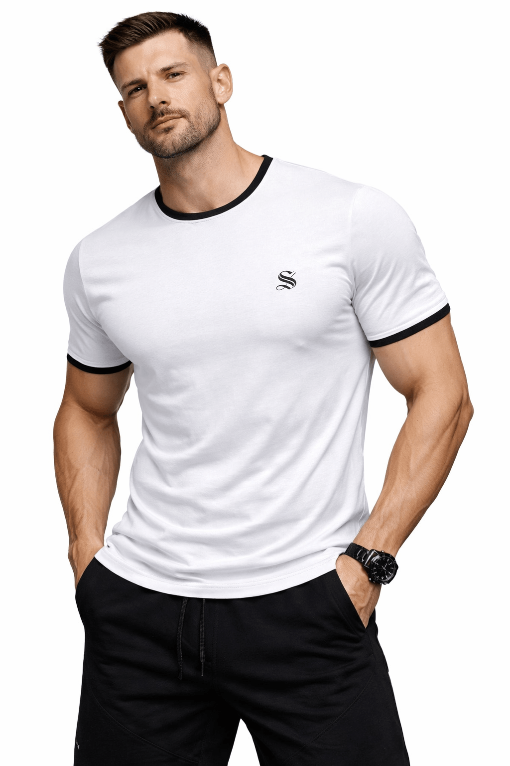 Polosa - T-shirt for Men - Sarman Fashion - Wholesale Clothing Fashion Brand for Men from Canada