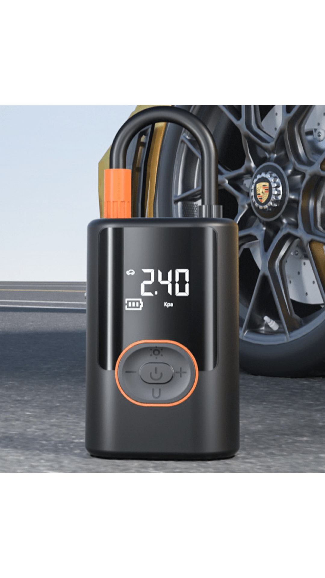 Portable Digital Air Compressor Pump – Rechargeable & Compact - Sarman Fashion - Wholesale Clothing Fashion Brand for Men from Canada