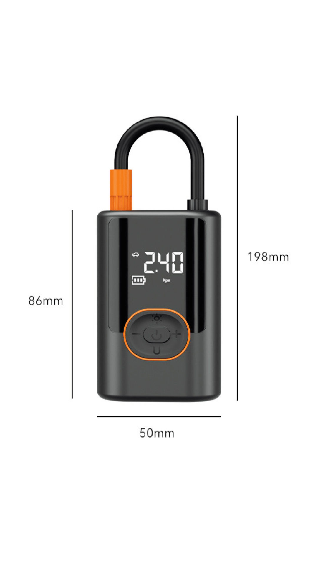 Portable Digital Air Compressor Pump – Rechargeable & Compact - Sarman Fashion - Wholesale Clothing Fashion Brand for Men from Canada