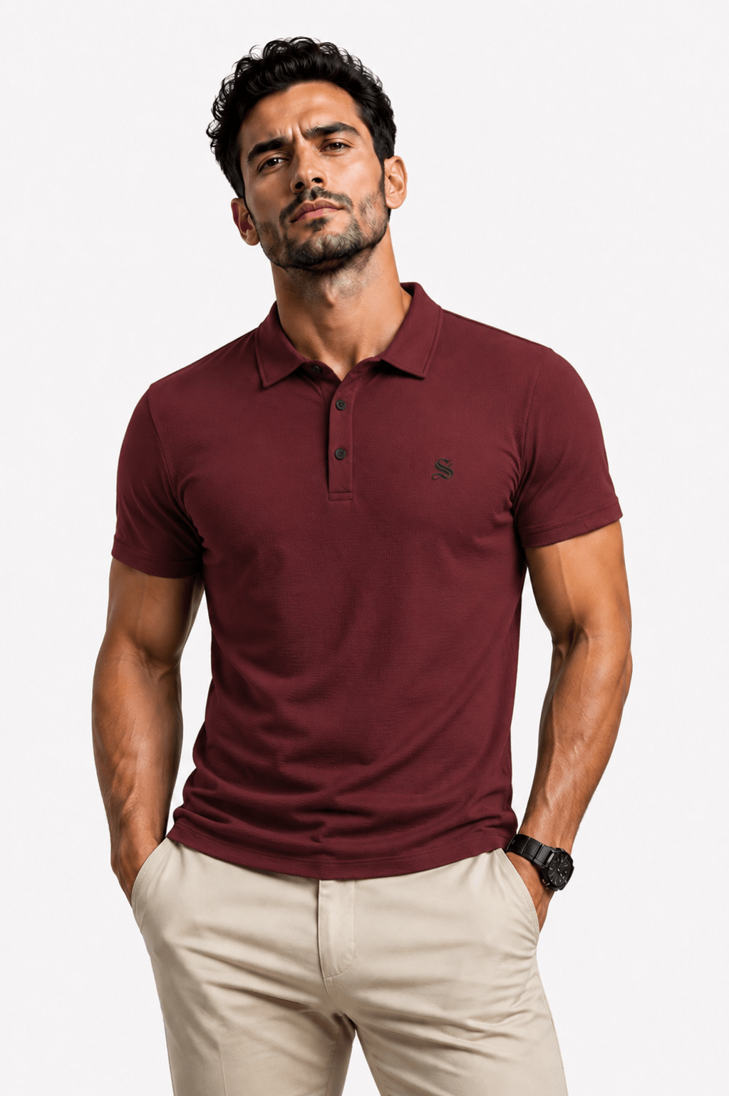 PTY - Polo Short Sleeves Shirt for Men - Sarman Fashion - Wholesale Clothing Fashion Brand for Men from Canada