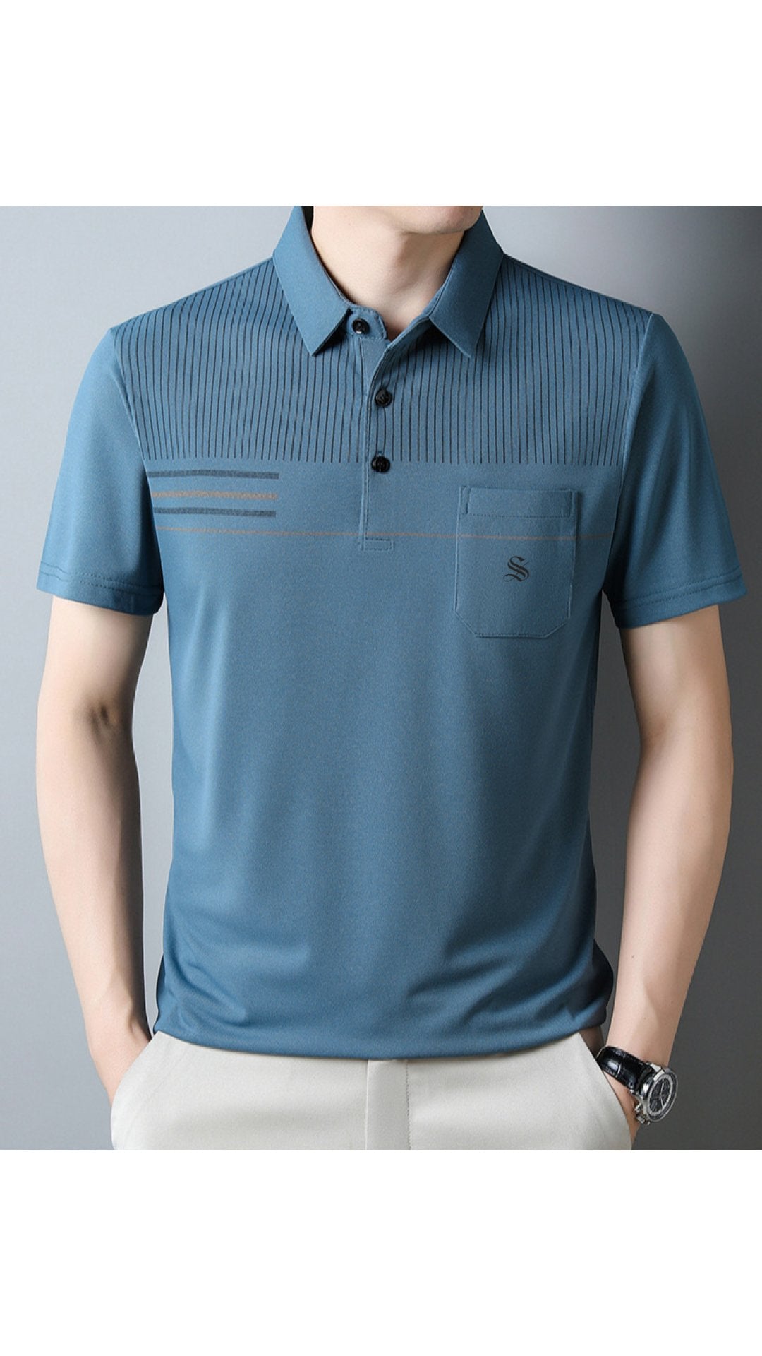 Purulza - Polo Shirt for Men - Sarman Fashion - Wholesale Clothing Fashion Brand for Men from Canada