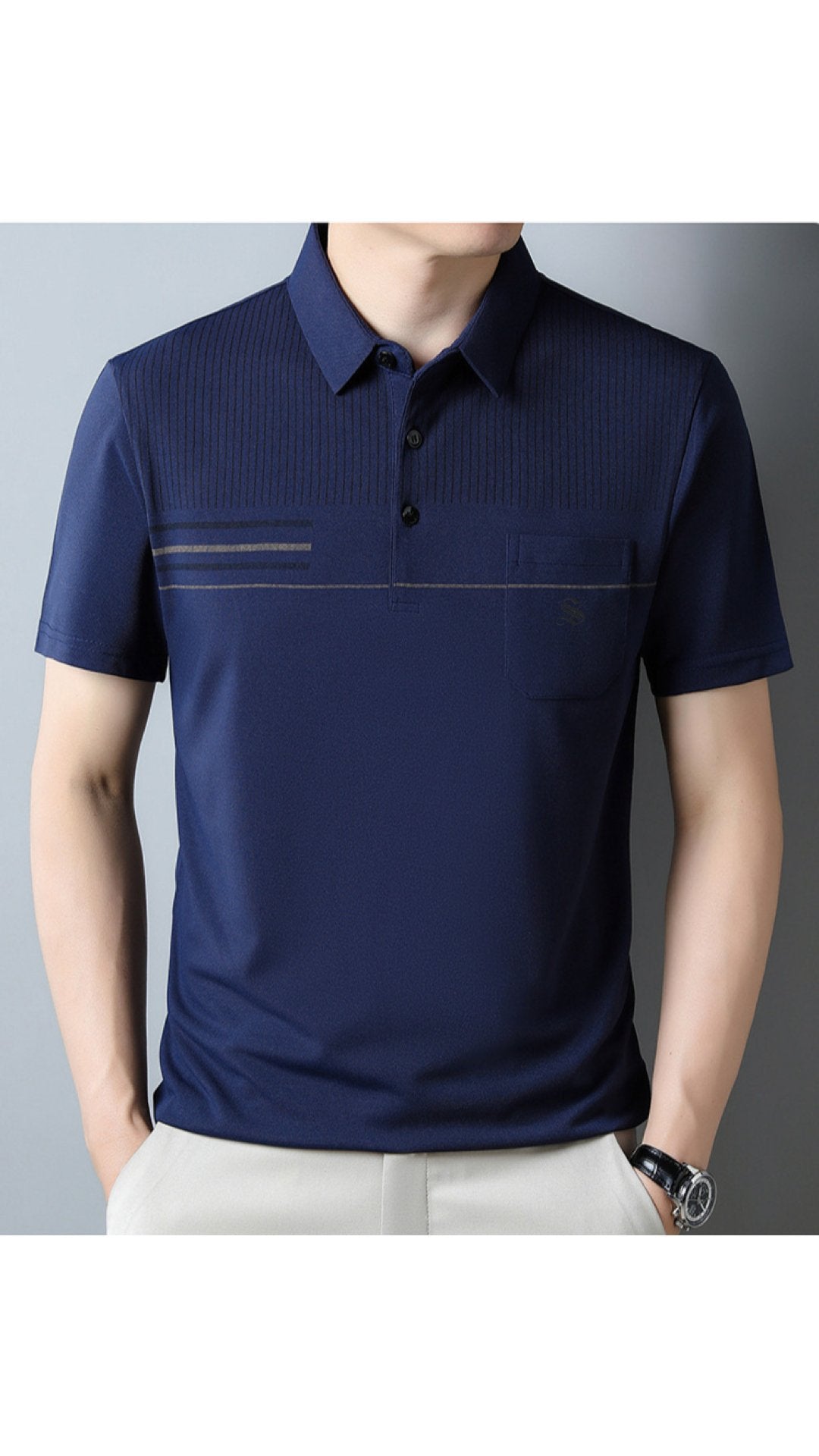 Purulza - Polo Shirt for Men - Sarman Fashion - Wholesale Clothing Fashion Brand for Men from Canada