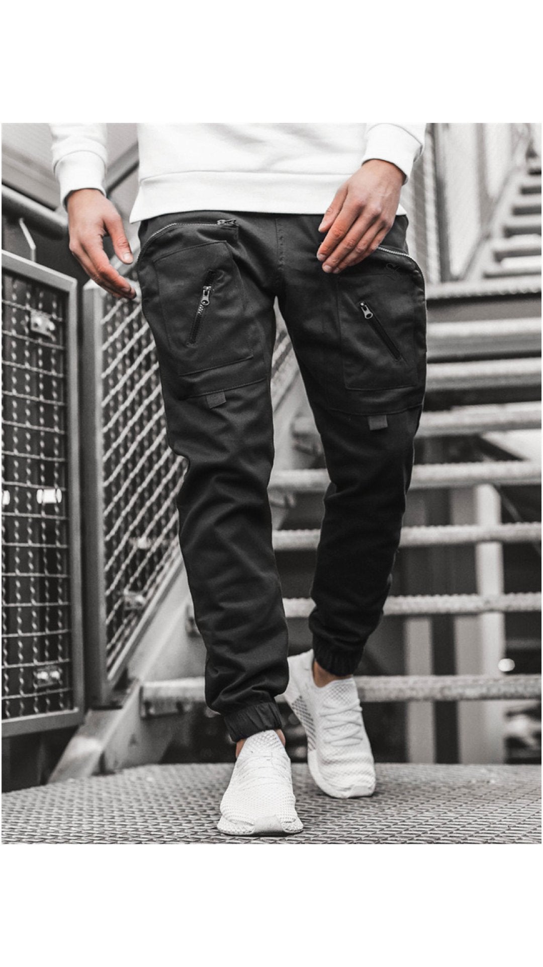 Qaban 5 - Cargo Pants for Men - Sarman Fashion - Wholesale Clothing Fashion Brand for Men from Canada