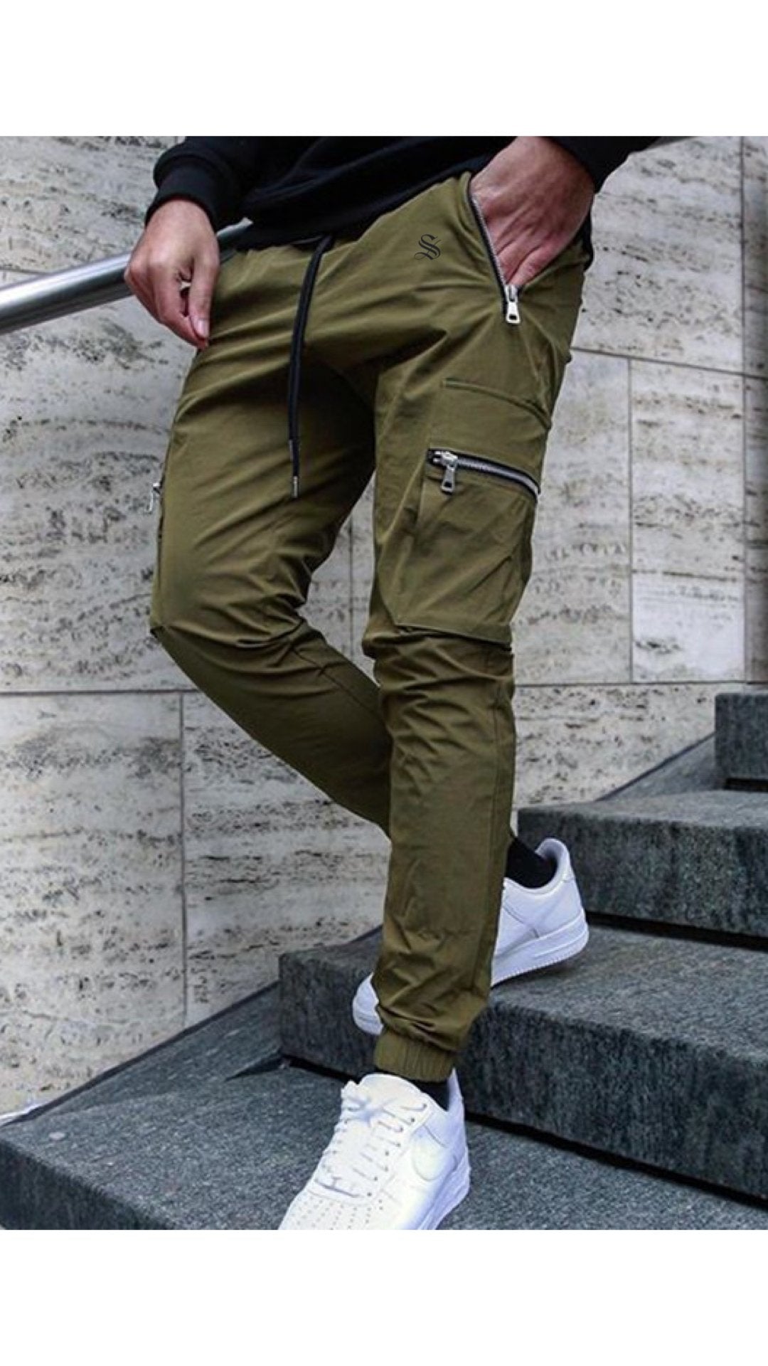 Qaban 6 - Cargo Pants for Men - Sarman Fashion - Wholesale Clothing Fashion Brand for Men from Canada