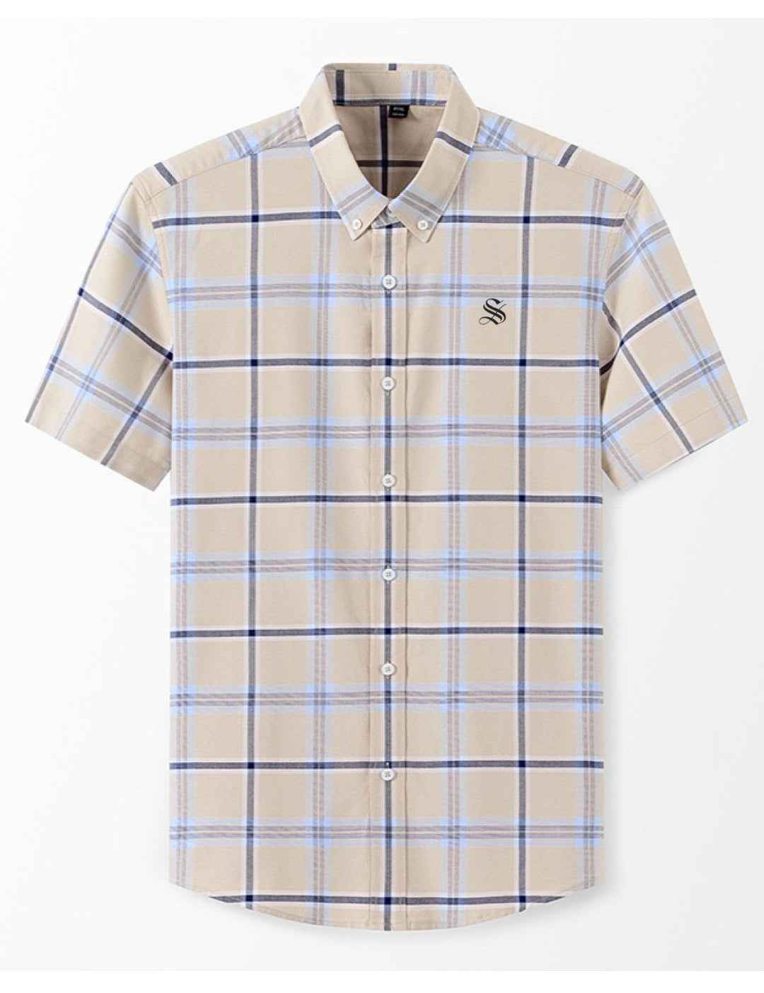 Qiqi - Short Sleeves Shirt for Men - Sarman Fashion - Wholesale Clothing Fashion Brand for Men from Canada