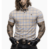 Qiqi - Short Sleeves Shirt for Men - Sarman Fashion - Wholesale Clothing Fashion Brand for Men from Canada