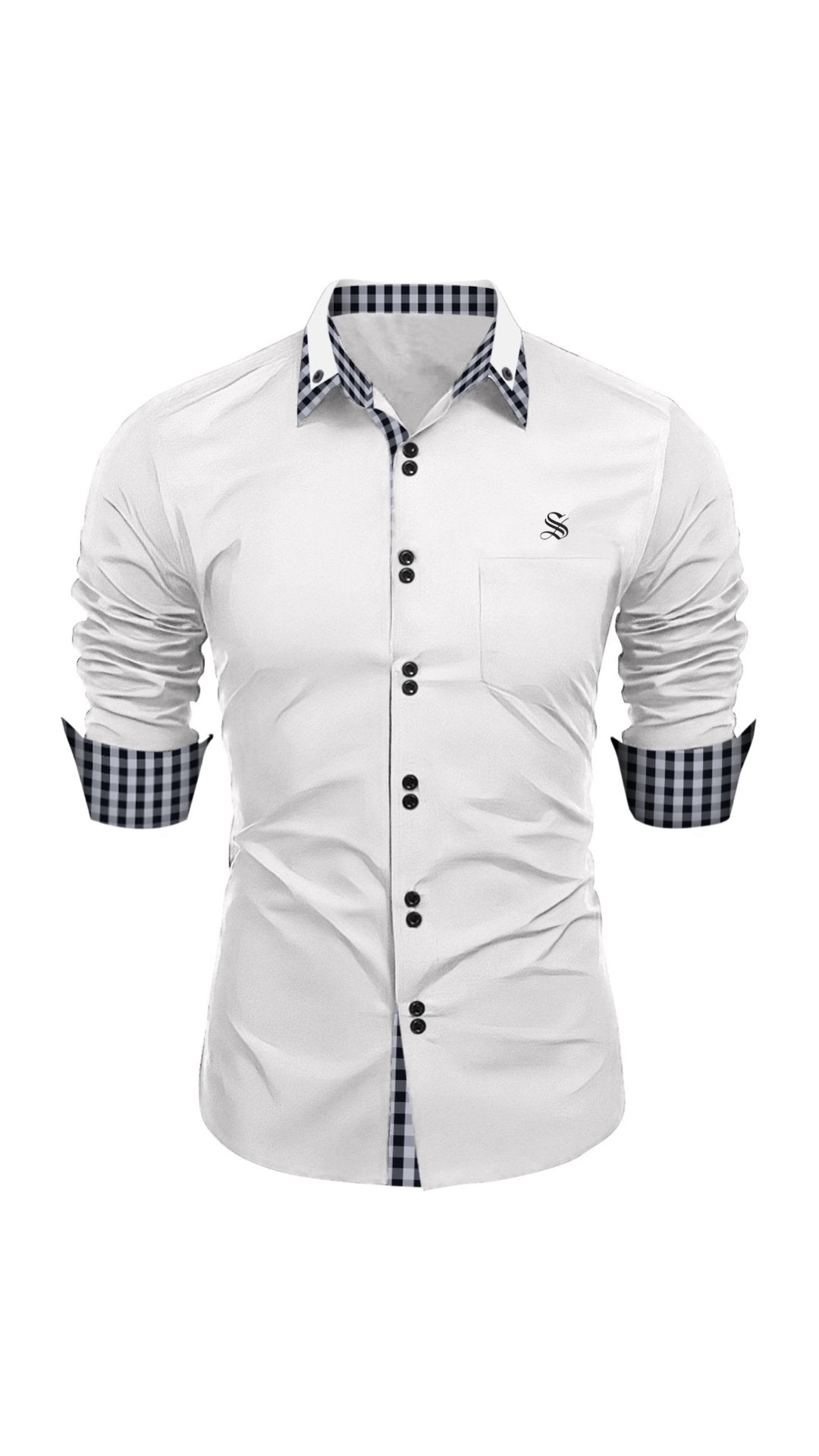 Quizman - Long Sleeves Shirt for Men - Sarman Fashion - Wholesale Clothing Fashion Brand for Men from Canada