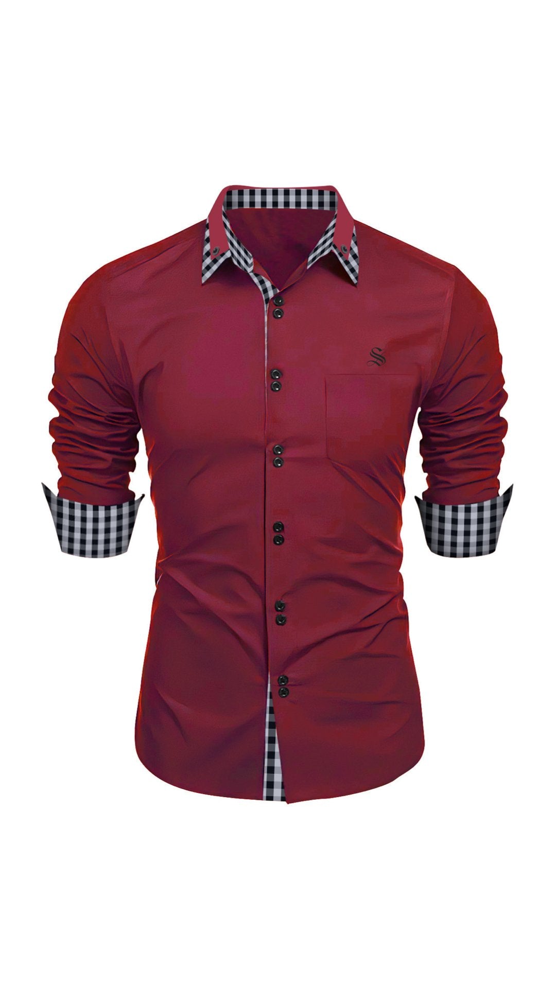 Quizman - Long Sleeves Shirt for Men - Sarman Fashion - Wholesale Clothing Fashion Brand for Men from Canada