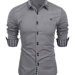 Quizman - Long Sleeves Shirt for Men - Sarman Fashion - Wholesale Clothing Fashion Brand for Men from Canada