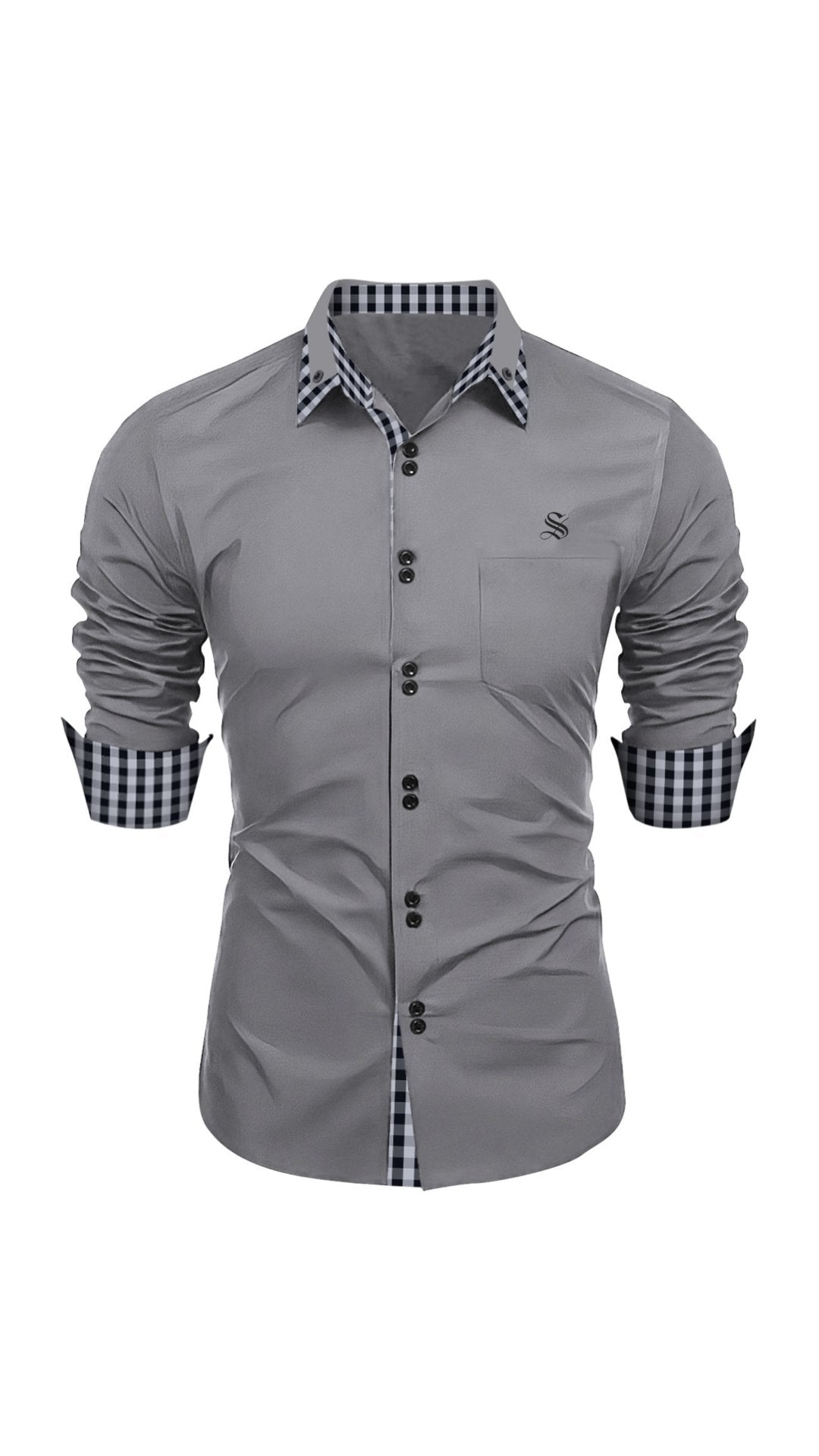 Quizman - Long Sleeves Shirt for Men - Sarman Fashion - Wholesale Clothing Fashion Brand for Men from Canada